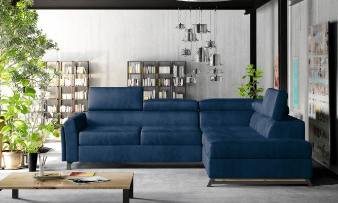 Déngen-Sofa Couch Kannersofa Textil Polster Garnitur Wunnlandschaft L-Form Stoff