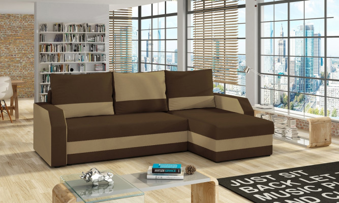 Stoff L-Form Canapé Wunnlandschaft Eckssofa Garnitur Modern Design Sofa Canapéen