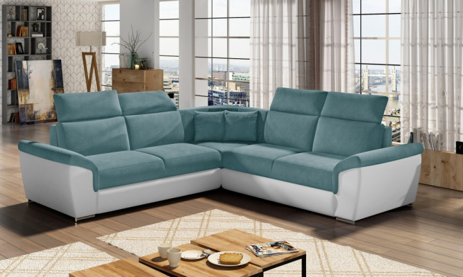 Eckcouch an L-Form Wunnlandschaft Designer Sofa Couch Polstersëtz Garnitur Sofas