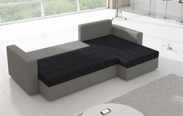 Design Ecksofa Schlofschofabettfunktioun Canapé Lieder Polster Textil Sofasu Nue 502