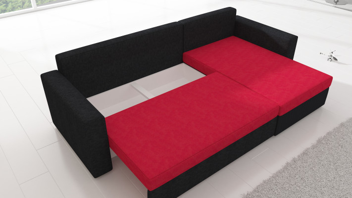 Design Ecksofa Schlofschofabettfunktioun Canapé Lieder Polster Textil Sofasu Nue 502