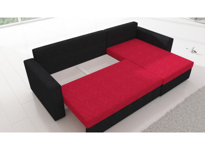 Design Ecksofa Schlofschofabettfunktioun Canapé Lieder Polster Textil Sofasu Nue 502