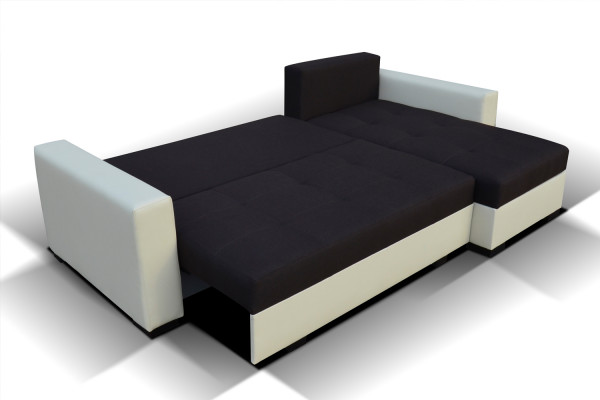 Design Ecksofa Newark Bettfunktioun Canapé Lieder Textil Canapéen Schloof Canapé