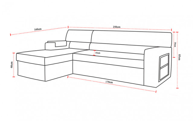 Schlofzofa Zofa Couch Polster Stuff Couch Schloffunktion Zofas