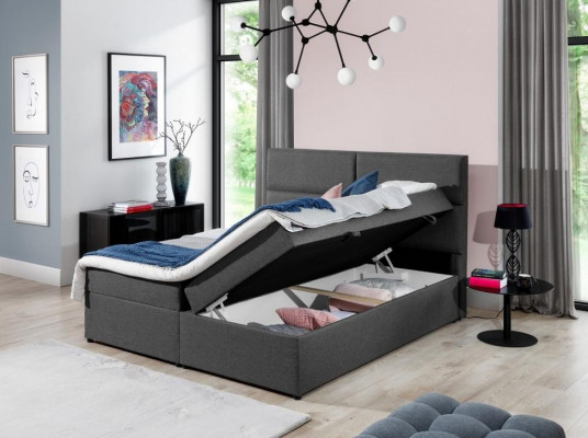 Designerbett Chesterfield Textil Hotel Betten Duebel Schlofzëmmer Luxus 180x200