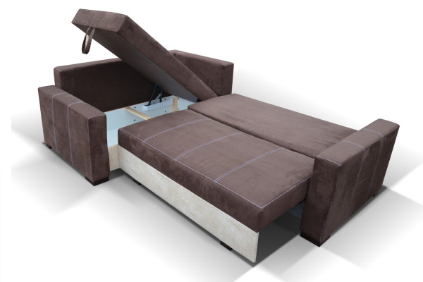 Design Schlofstull Sofa Polster Wunnzëmmer Eckssofa Canapé Textilstoff Garnitur