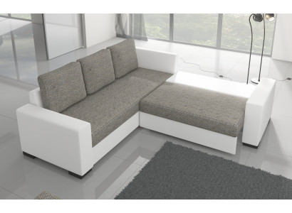 Design Schlafcouch Sofa Polster Miwwelstéck Wunnzëmmer Eckecksofa Sëtz Couch Stoff Garnitur