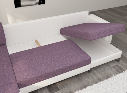 Wonllandschaft U-Form Modern Wunnzëmmer Ecksofa Couch Eck Garnitur