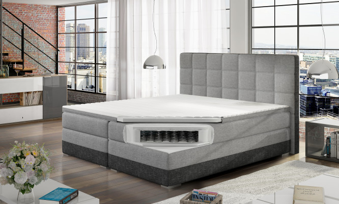 Liederbett Polster Bett Boxspring Better Bettschaaf 180x200cm Matratz