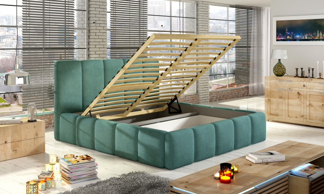 Modern XXL Luxus Design Bett Betten Stil Hotel Duebel Lieder 140 160