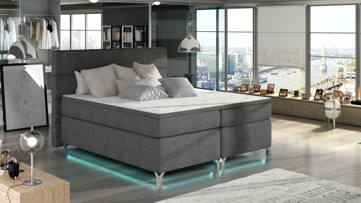 Boxspring Bett 180x200cm Better Hotel Lieder Komplett Bettkouf Topper
