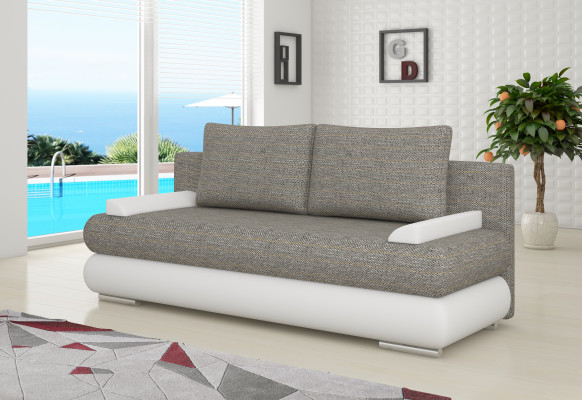 Design-Schlofstull Couch Polster 3 Plazen Stoff Couch Gaaschteszëmmer Sofasen
