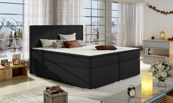 Liederbett Këssen Bett Boxspring Better 180x200cm Bettkëscht Matratzen