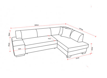 Canapé Wunnlandschaft Wunnzëmmer Eckcanapé Lieder Couch Polstersset 