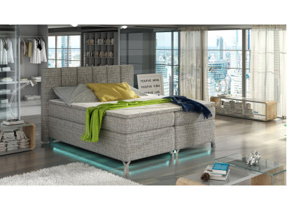 Boxspring-Bett 180x200cm Hotel Better Lieder Komplett Bettkëschte Topper