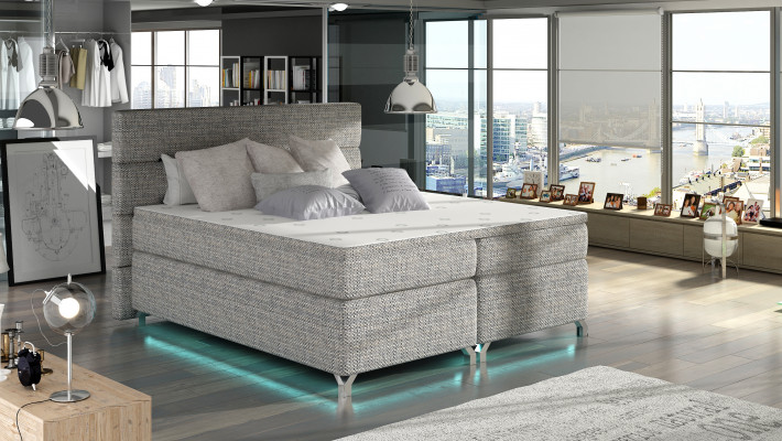 Boxspring Bett 180x200cm Better Hotel Lieder Komplett Bettkouf Topper