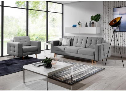 Sitzgrupp 3+1 Sëtzer Sëtzpolster Garnituren Lieder Sofassen Couchen Polstersofa