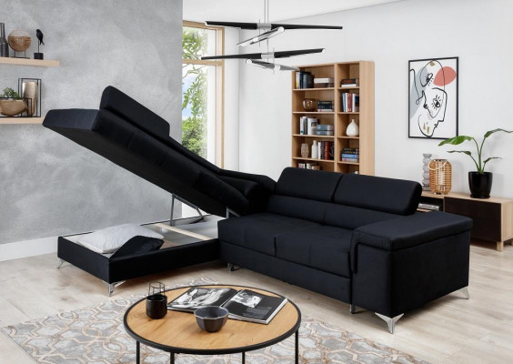 Design Sofa Canapé Ecksofa Textil Polster Garnitur Wunnlandschaft Eckgarnitur Nei