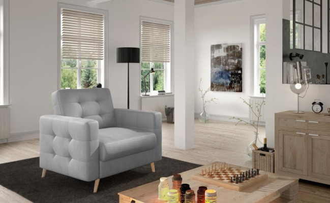 Fauteuil Stull Iesszëmmer Fernseh Lounge Sëtz Gréng Modern Design Polsterstull Nei