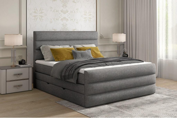 Luxus Boxspring-Bett Design Better Hotel Ariichtung Duebelbett 140/160/180x200