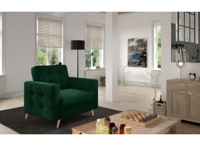 Fauteuil Stull Iesszëmmer Fernseh Lounge Sëtz Gréng Modern Design Polsterstull Nei