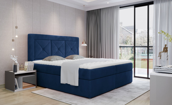 Luxus Samt Better Kinneksläder Bett Palast Hotel Duebelbett Neit