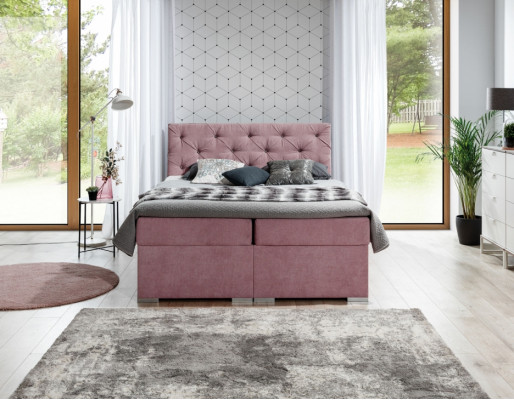 Bettkästchen Chesterfield Bett Polsterbett Duebelbett Grousst XXL Designer Bett Nei