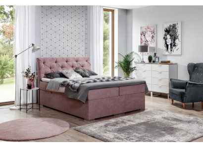 Bettkästchen Chesterfield Bett Polsterbett Duebelbett Grousst XXL Designer Bett Nei