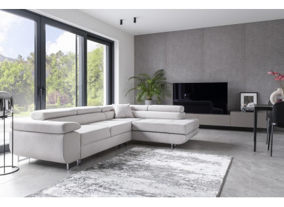 Wunnlandschaft L Form Ecksofa Textil Design Polster Garnitur Sofa Wénkel Eckcouch