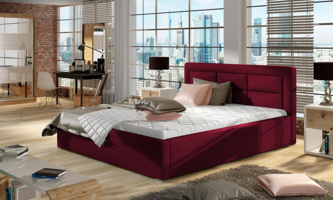 Designer Bett Schlofkummer Better Textil Dekoratioun Hotel Luxus Polsterstrapazéiert Robustes