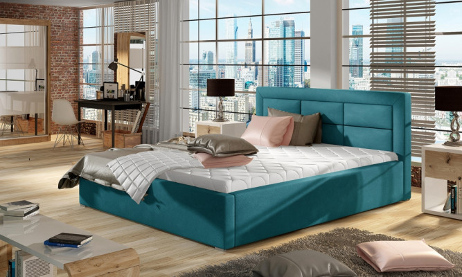 Designer Bett Schlofkummer Better Textil Dekoratioun Hotel Luxus Polsterstrapazéiert Robustes
