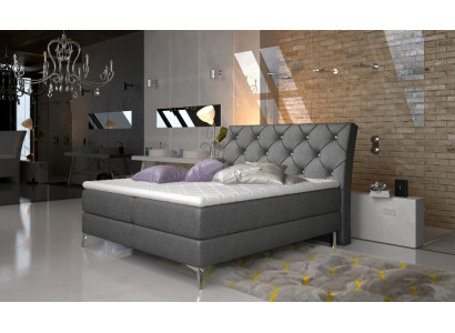 Designer Bett Schlofkummer Better Textil Hotel Polster Chesterfield Boxspring.