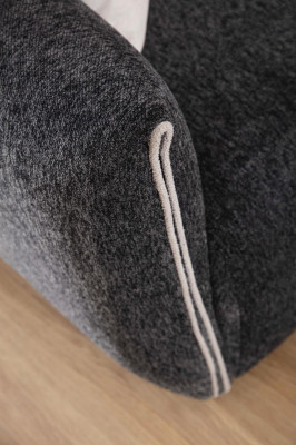 Sofa 3 Sëtzer Luxus Wunnzëmmer Miwwelen Stoff Couchen Dräisëtzer gro Nei