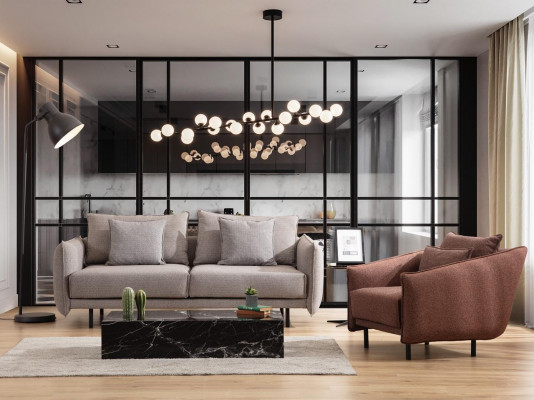 3-Sëtz Couch Sofa Miwwelen Ariichtung Couchen Sofas Polster gro Nei