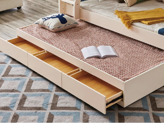 Etagenbett Bett Doppelstock Héichbett Kanner Better Holz Klassesch Miwwelen Zëmmer