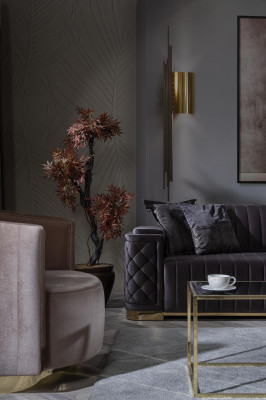 Sessell Luxus Miwwel Ariichtung Canapé Couch Einsëtzer Relax Club Gepolstert Miwwel.
