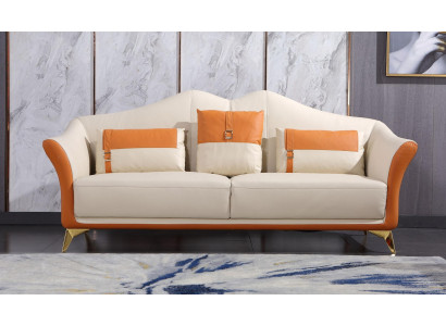 Klassesch Dräisëtzer Sofa 3 Sëtzer Design Sofas Couch Italieneschen Stil