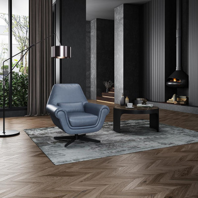 Wunnzëmmer Einsëtzer 95 x 83cm Sofa Canapé Lounge Club Hotel Fotell