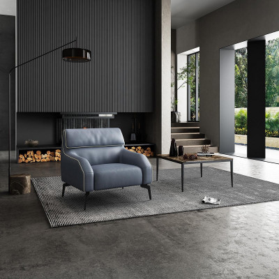 Wunnzëmmer Design Fauteuil Eenzelpersoun Sofa Canapé Lounge Club 1 Sëtzer