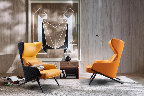 Sëtz Design Relax Lounge Club Einsëtzer Polster Stoff Lieder