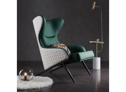 Wunnzëmmer Einsitzer Sofa Couch Lounge Club Hotel Luxus Modernen