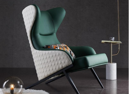 Wunnzëmmer Einsitzer Sofa Couch Lounge Club Hotel Luxus Modernen