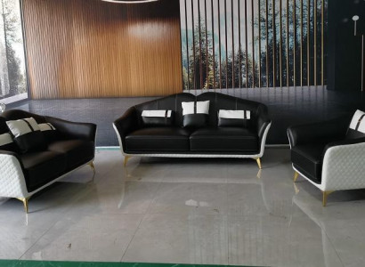 Design Dräisëtzer Miwwelen 3 Sëtzer Sofa Couch Polster Club Couchen Sofas Lounge