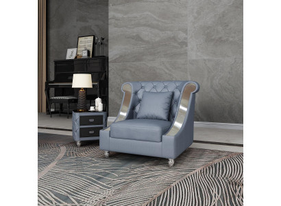 Chesterfield Fauteuil Fernseh Canapé 1 Sëtzer Sofa Lieder Canapéë Polster Echtlieder