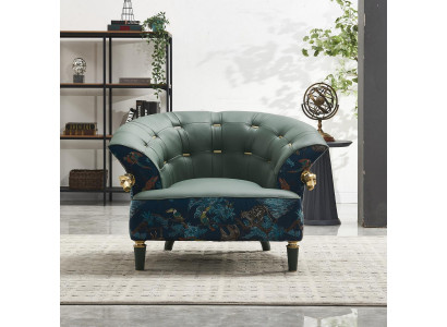 Textil-Sofa-Couch Polster Einsitzer Designer-Stil Miwwelen Modern Wunnzëmmer