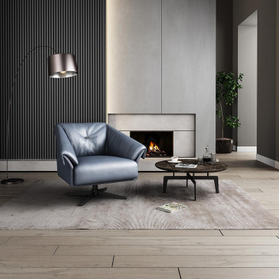 Sessel Design Luxus Relax Club Lounge Eenzelsëtz Polster Stoff Lieder
