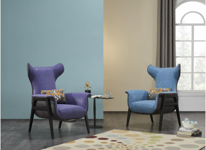 Sesselen Textil Wunnzëmmer Lounge Luxus Design Miwwel Still Modern