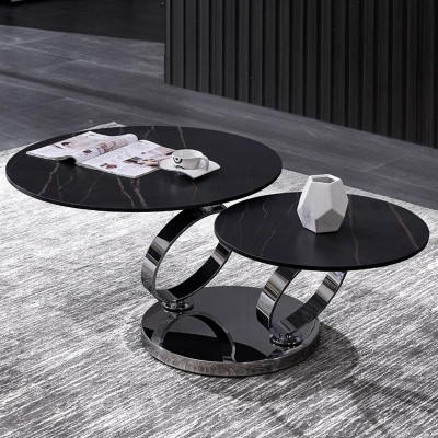 Couchtisch Luxus Design Couch Dësch Kaffi Bäistelltëscher Ronn Sofa Wunnzëmmer