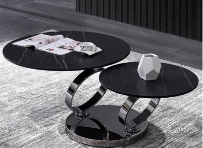 Couchtisch Luxus Design Couch Dësch Kaffi Bäistelltëscher Ronn Sofa Wunnzëmmer