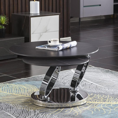 Couchtisch Luxus Design Couch Dësch Kaffi Bäistelltëscher Ronn Sofa Wunnzëmmer